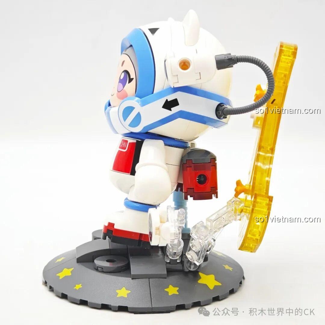 Mô hình hoàn chỉnh bộ đồ chơi Robot Lỗ Ban Thất Hào, Keeppley K21107 cho bé trai 6 tuổi, siêu tiết kiệm