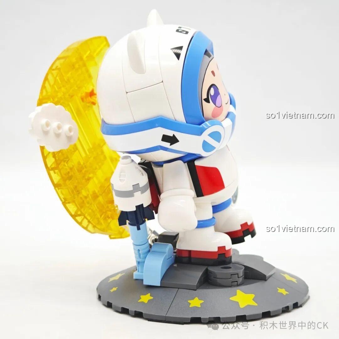 Mô hình Keeppley K21107 Lỗ Ban Thất Hào Mộng Ước Không Gian, đồ chơi lắp ghép cho bé trai 6 tuổi, chất lượng cao