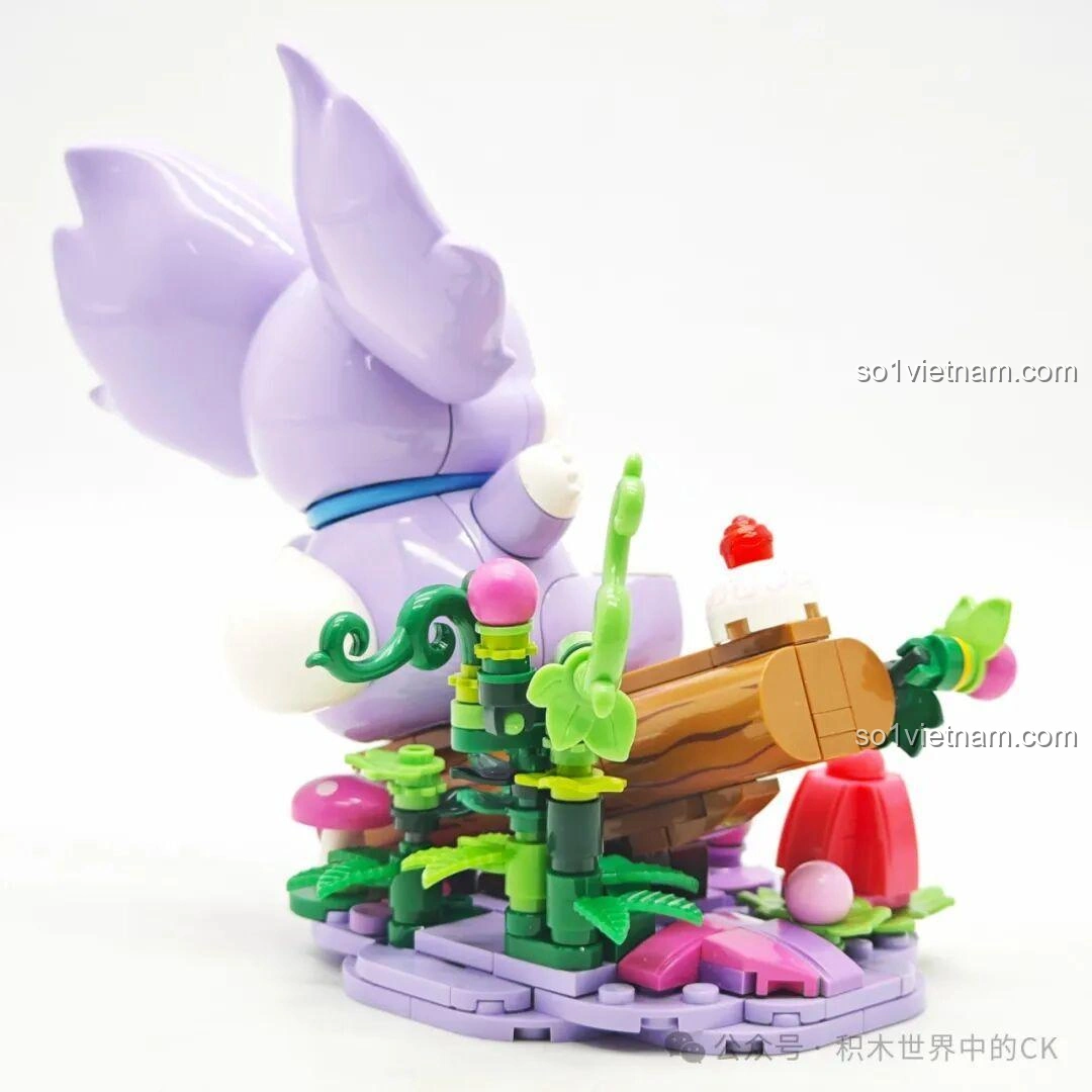 Cận cảnh gương mặt của Mộng Kỳ Nhập Mộng Chi Linh K21109, với đôi mắt to tròn và biểu cảm vui tươi.