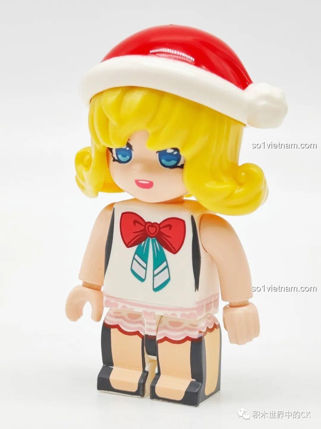 Lắp ráp phần quả cầu tuyết cho bộ Keeppley K21111