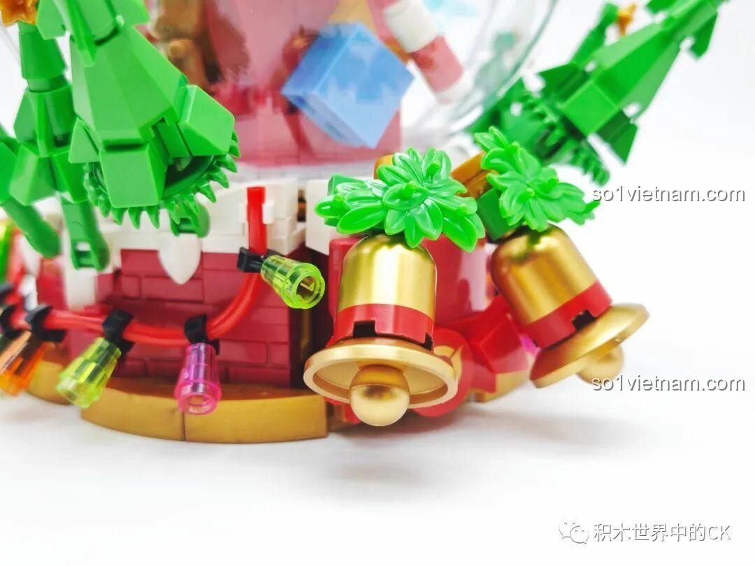 Chi tiết ngôi nhà trong quả cầu tuyết