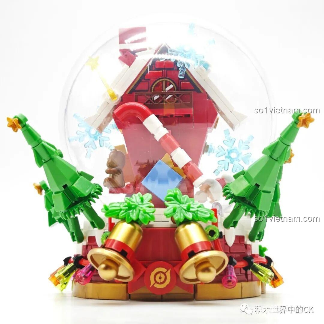 Toàn cảnh thành phẩm bộ Keeppley K21111 Thái Văn Cơ Giáng Sinh