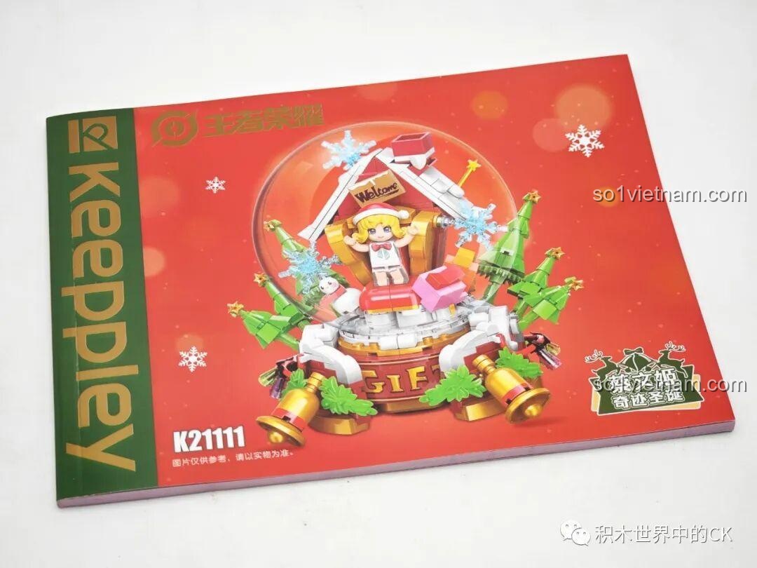 Minifigure Thái Văn Cơ phiên bản Giáng Sinh của bộ Keeppley K21111