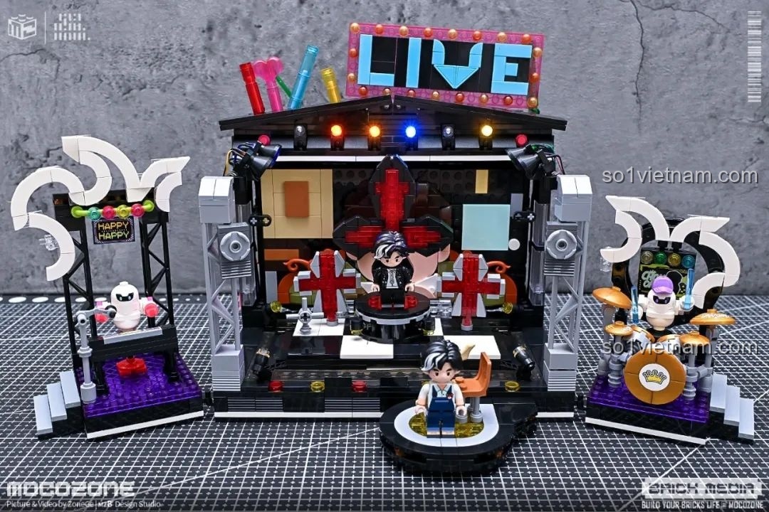 Kết hợp bộ lắp ráp Keeppley K21301 với điện thoại