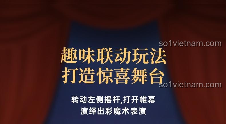 Cơ chế hoạt động của bộ lắp ghép sân khấu Keeppley K21302.