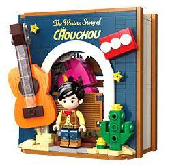 Keeppley K21303 Bộ đồ chơi Châu Âu Hoa Văn Cửa Sổ, mô hình sách độc đáo, tích hợp minifigure, trang trí bàn làm việc, 402 mảnh ghép, độ tuổi 6+