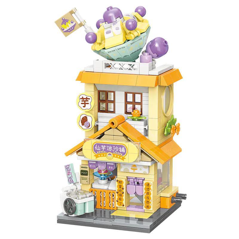 Bộ lắp ghép Keeppley K28026 Tiệm Trà Sữa Khoai Môn