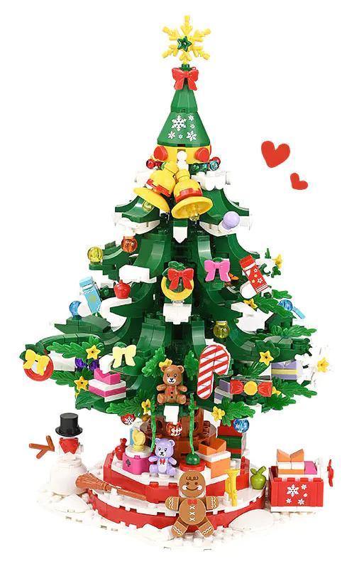 Bộ lắp ghép Cây thông Giáng sinh Keeppley K29801, đồ chơi xếp hình Cây thông Noel kỳ diệu cho bé trai, bé gái 6 tuổi, giá tốt