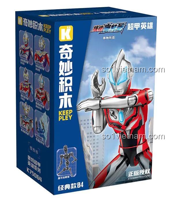 Mô tả hộp sản phẩm Bộ Lắp Ghép Ultraman Z Nguyên Thủy Keeppley K75064