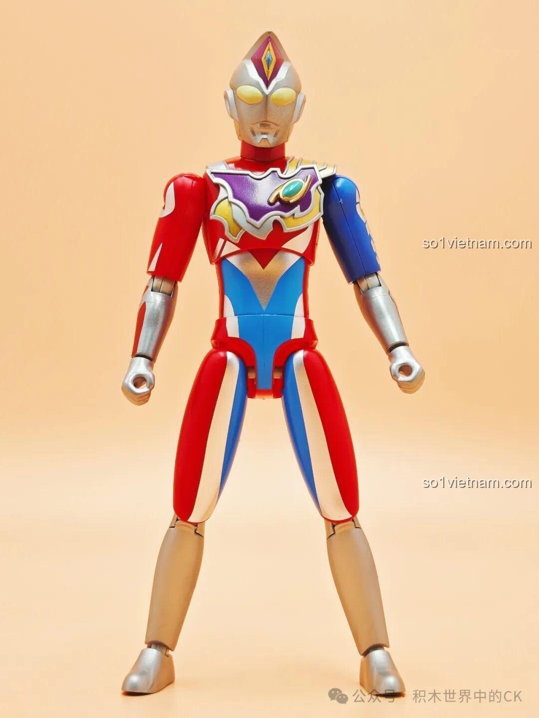 Mô hình Ultraman Z Nguyên Thủy Keeppley K75064 trong tư thế hành động