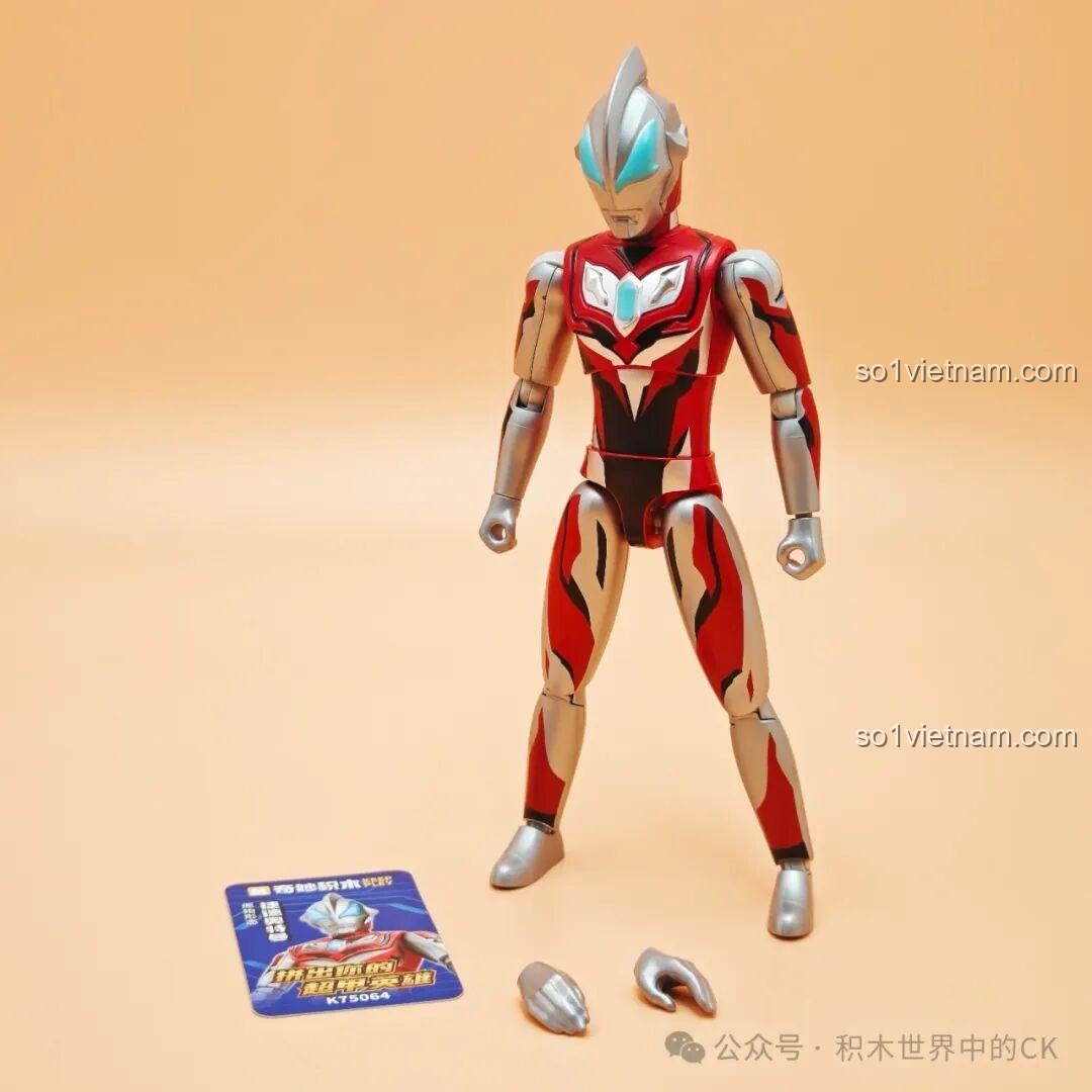 Mô hình Ultraman Z Nguyên Thủy Keeppley K75064 cùng phụ kiện
