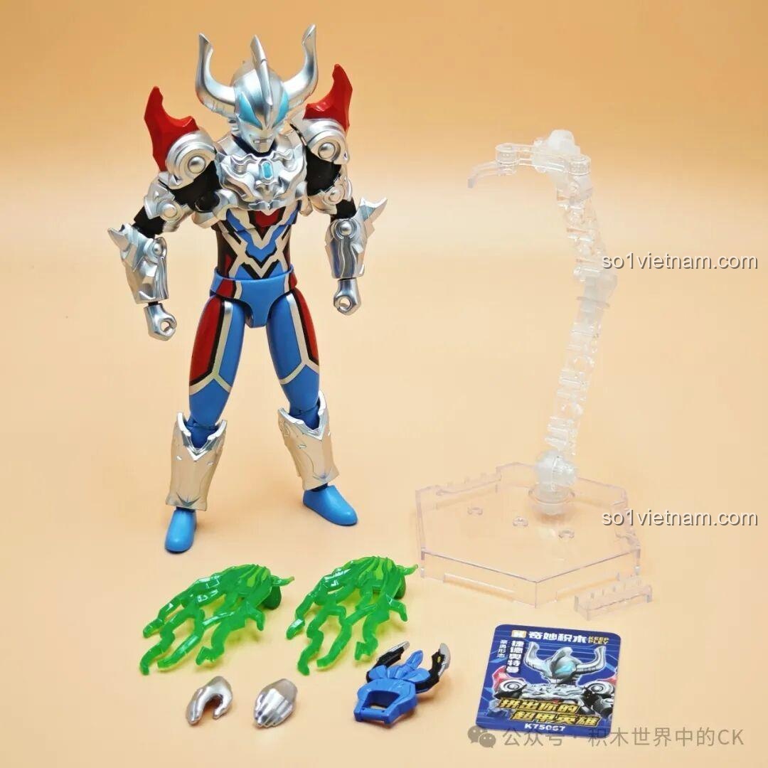 Mô hình Keeppley K75066 Ultraman Decker Mạnh Mẽ