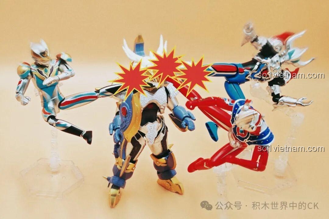 Mô hình Keeppley K75066 Ultraman Decker Mạnh Mẽ