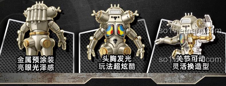 Bộ xếp hình Keeppley K75161 Robot King Joe với phiên bản đặc biệt có hiệu ứng bắn pháo, chất lượng cao.