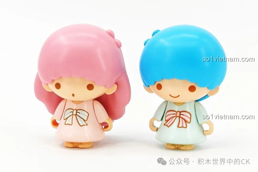 Quá trình lắp ghép Keeppley K20851 Little Twin Stars Ngôi nhà Quà tặng - Lắp tường