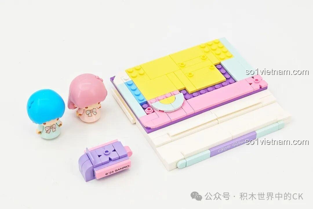 Sản phẩm hoàn thiện Keeppley K20852 Little Twin Stars Cà phê đào