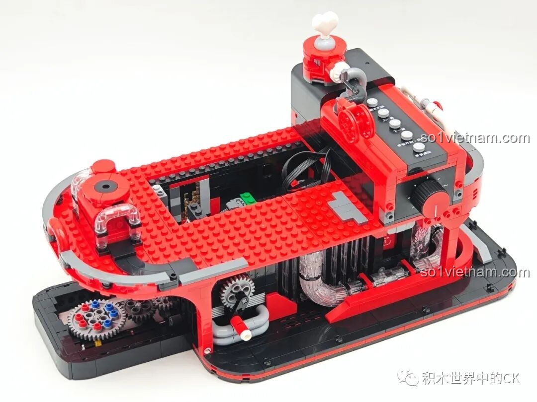 Các cổng kết nối Type-C, SD card và audio trên Máy hát đĩa than Keeppley.