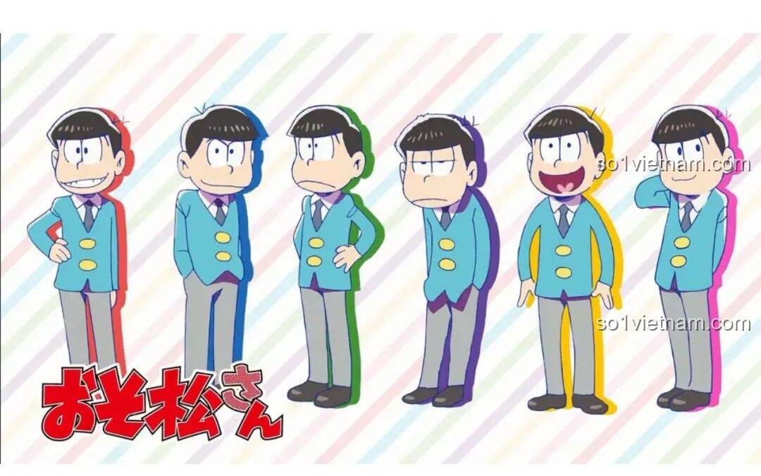 Các minifigures với phong cách nhân vật anime.