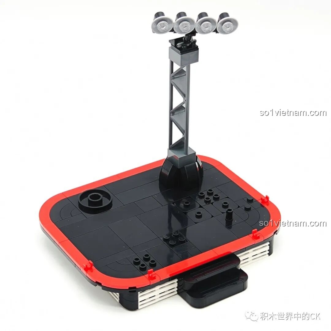 Chi tiết pizza trên tiểu cảnh 