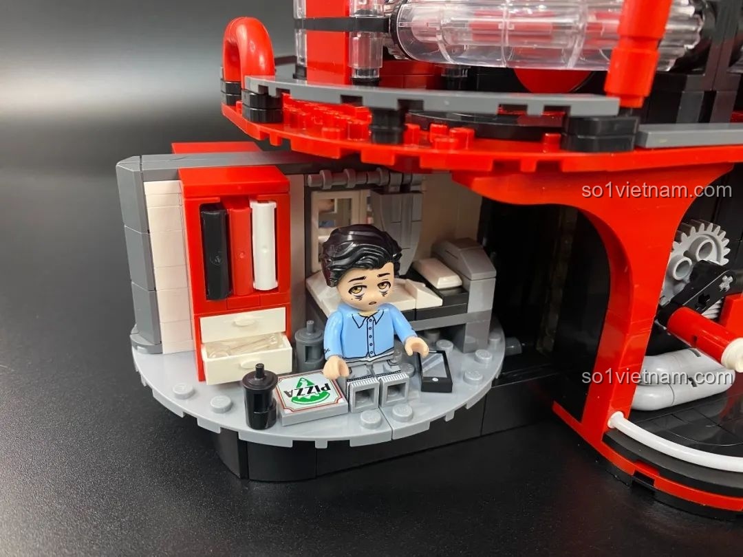 Cận cảnh các minifigures từ phía sau