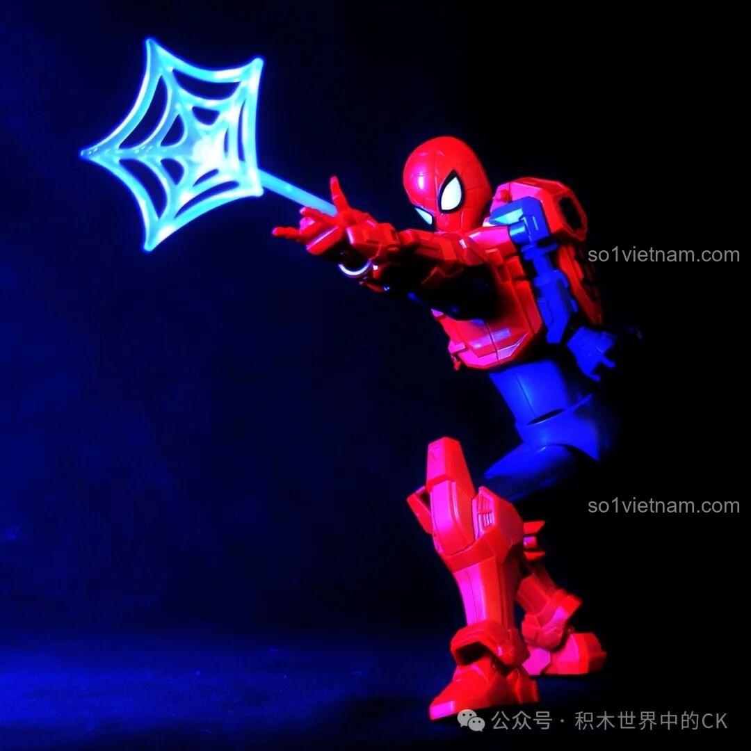 Sách hướng dẫn lắp ráp Spider-Man của Keeppley