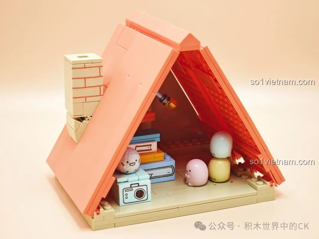 Các nhân vật Sumikko Gurashi đáng yêu trong các bộ lắp ráp Keeppley.