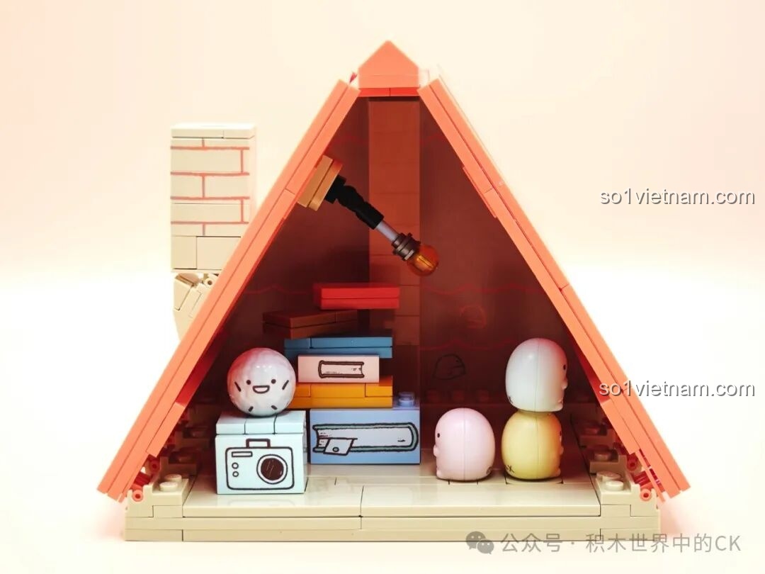 Chi tiết sách trong bộ lắp ráp Keeppley K21211 Sumikko Gurashi