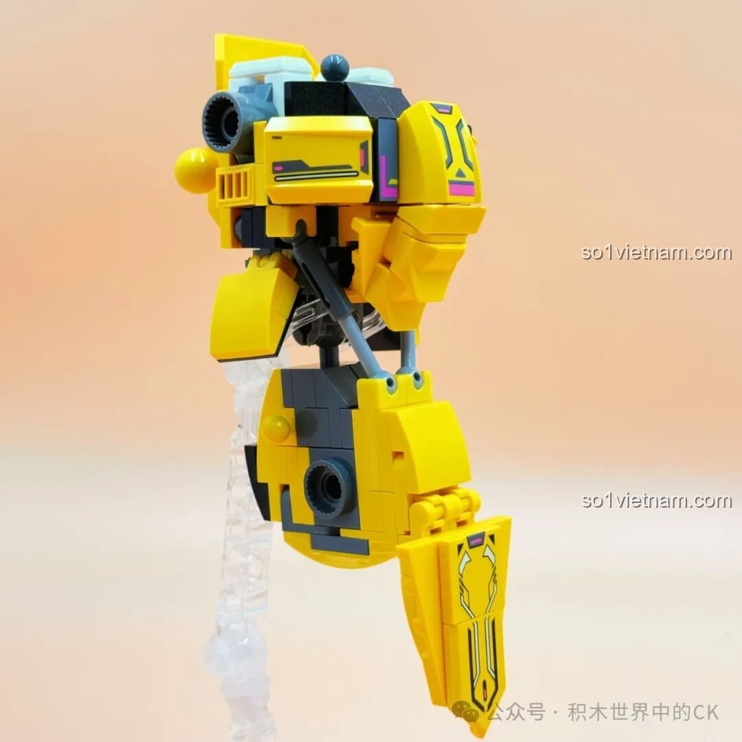 Chi tiết phần chân của Keeppley Thiên Nhãn Cơ Giáp