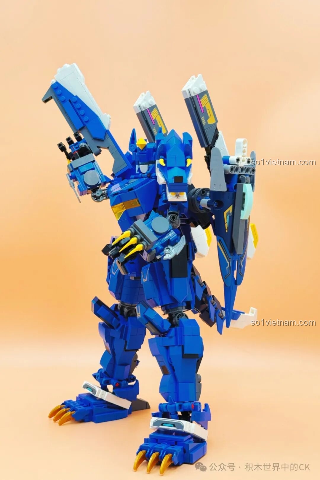 Chi tiết phần thân của Keeppley Thiên Nhãn Cơ Giáp