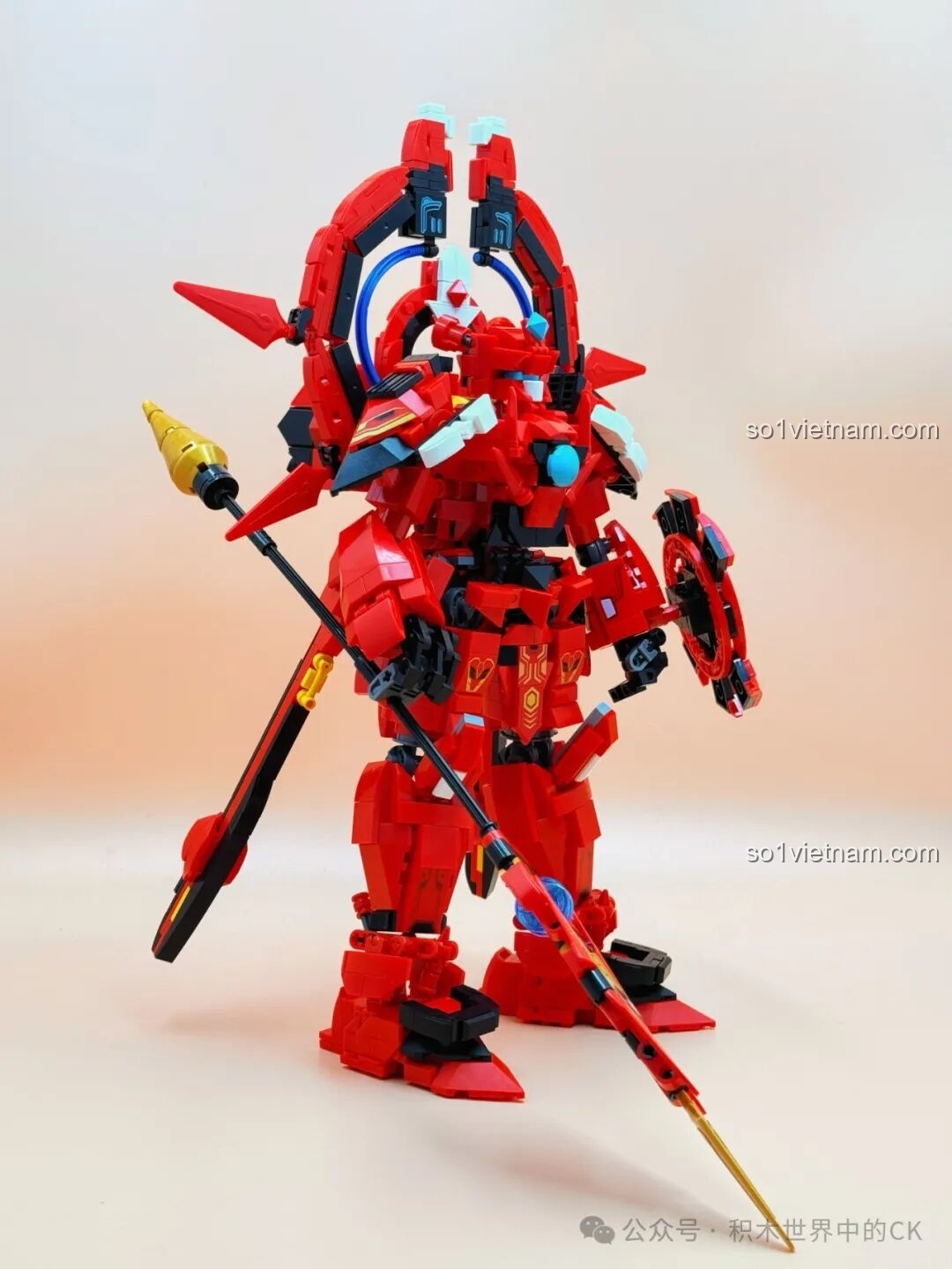 Chi tiết phần vai của Keeppley Thiên Nhãn Cơ Giáp