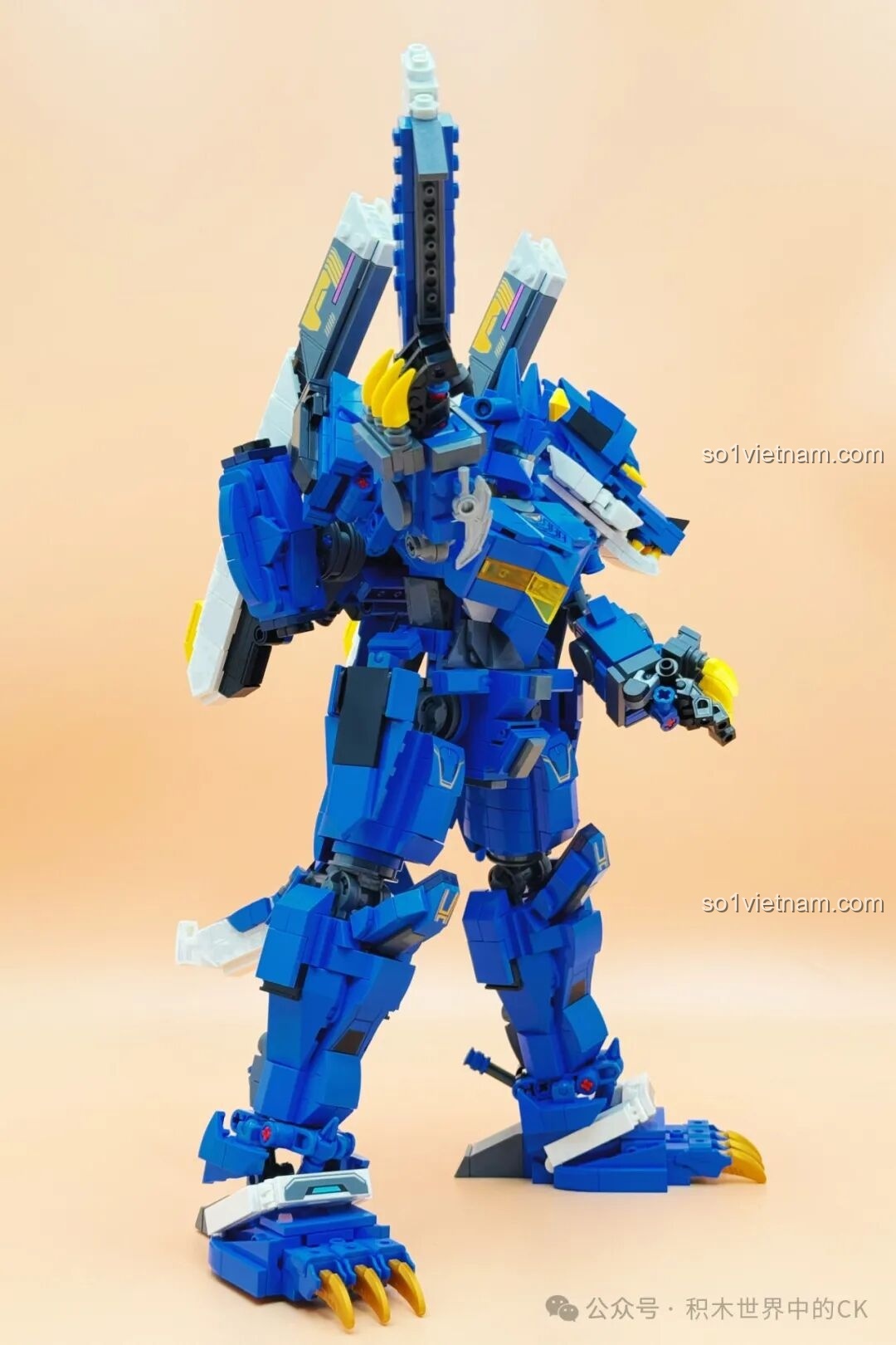 Chi tiết phần lưng của Keeppley Thiên Nhãn Cơ Giáp