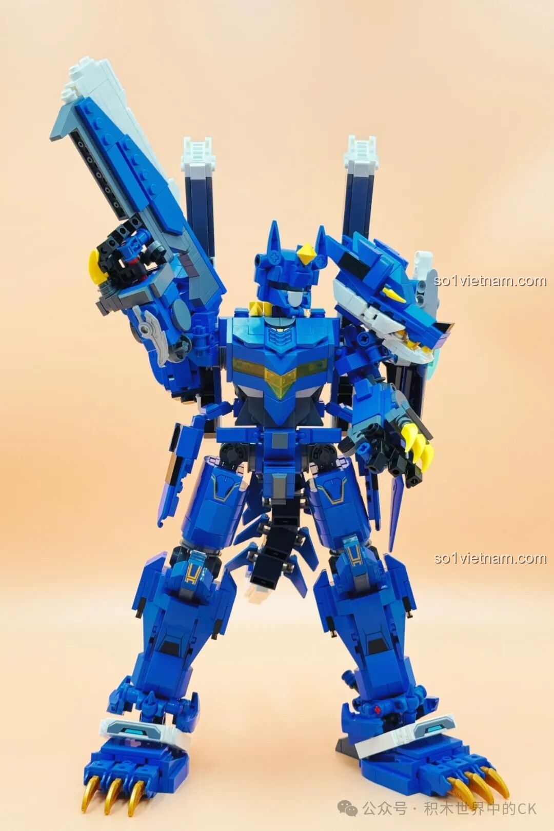 Chi tiết phần đầu của Keeppley Thiên Nhãn Cơ Giáp