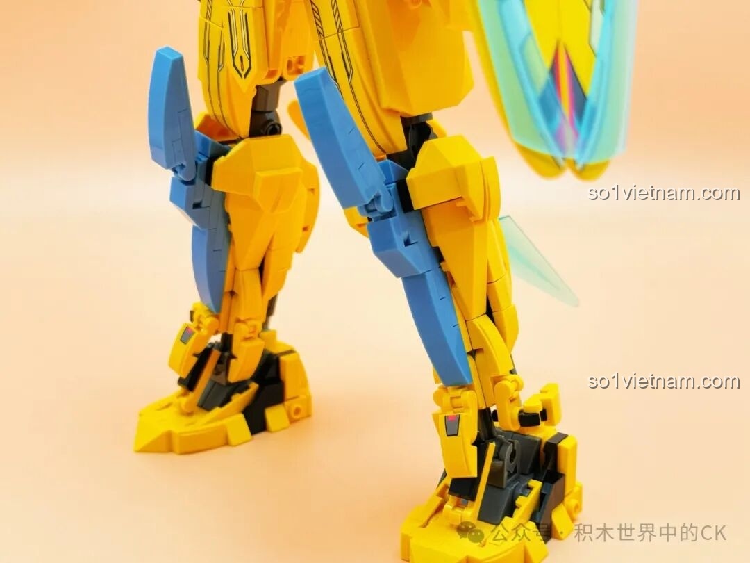 Chi tiết phần đầu của Keeppley Thiên Nhãn Cơ Giáp