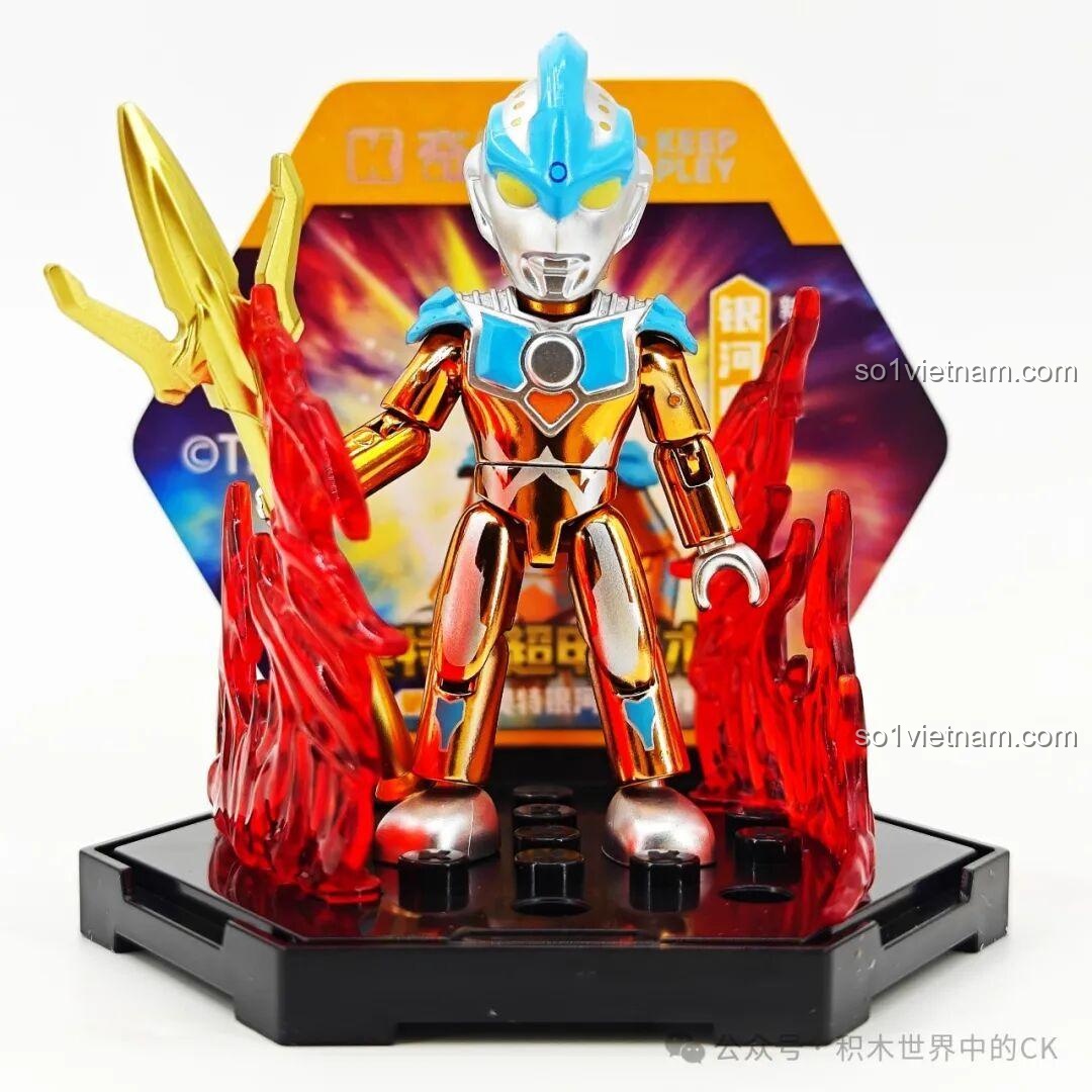 Nhân vật Ultraman với nền đen thứ mười hai trong bộ Keeppley 75110
