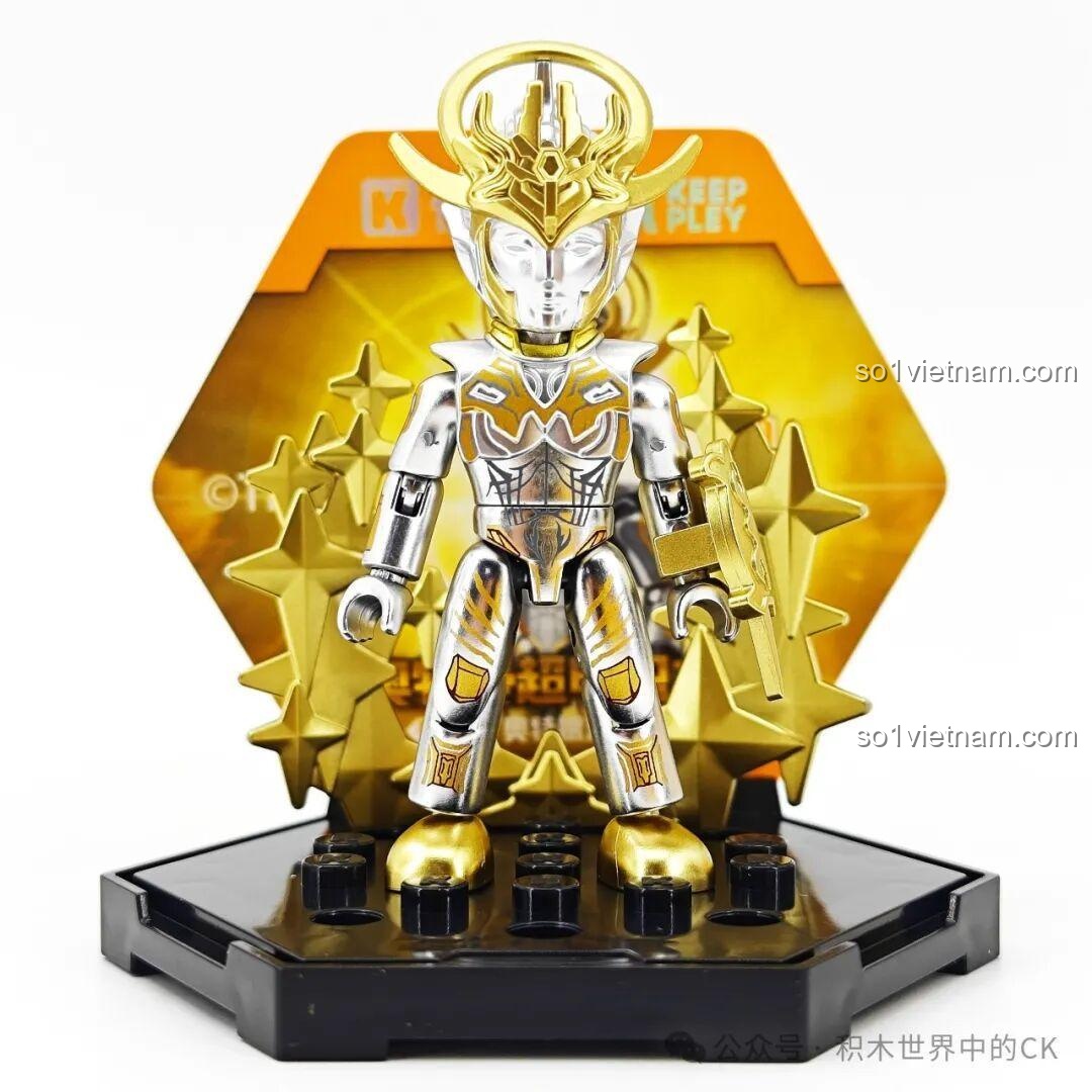 Nhân vật Ultraman với nền đen thứ tư trong bộ Keeppley 75110