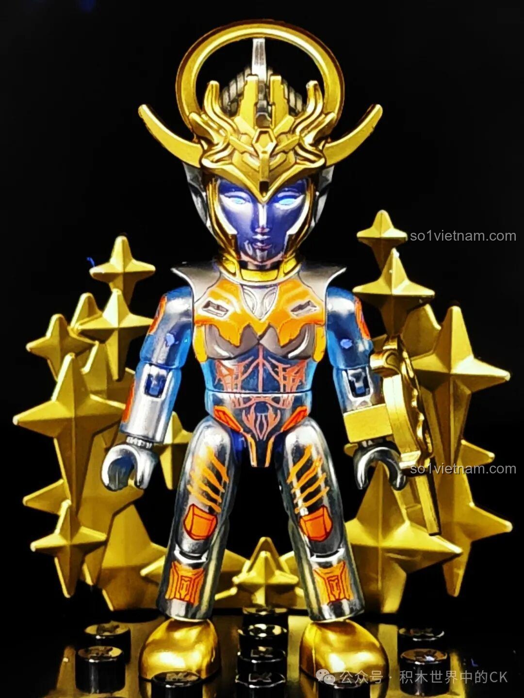 Nhân vật Ultraman với nền đen thứ năm trong bộ Keeppley 75110