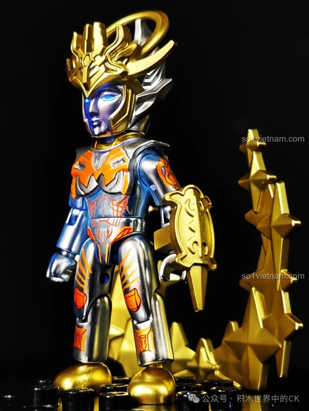 Nhân vật Ultraman với nền đen thứ sáu trong bộ Keeppley 75110