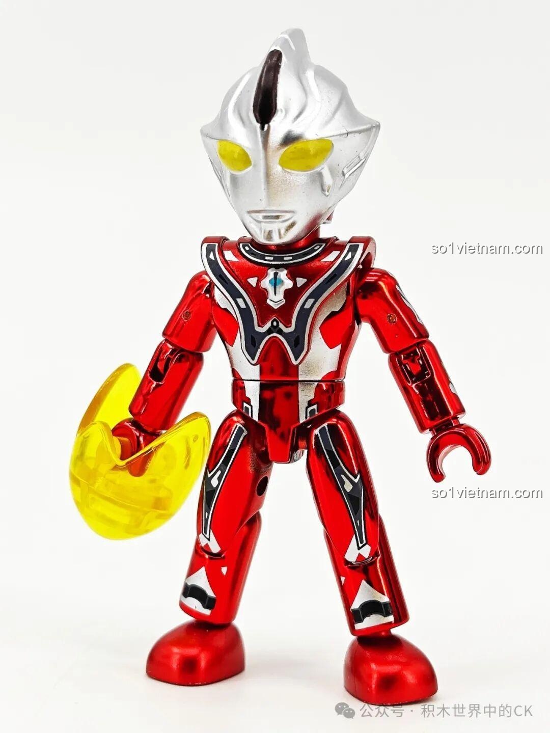 Nhân vật Ultraman với nền đen thứ bảy trong bộ Keeppley 75110