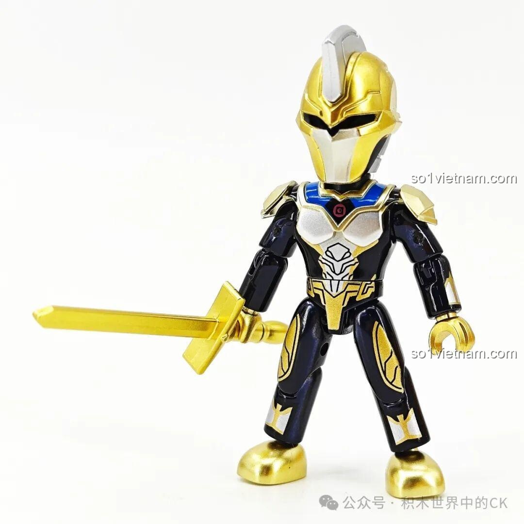 Nhân vật Ultraman với phụ kiện trong bộ Keeppley 75110