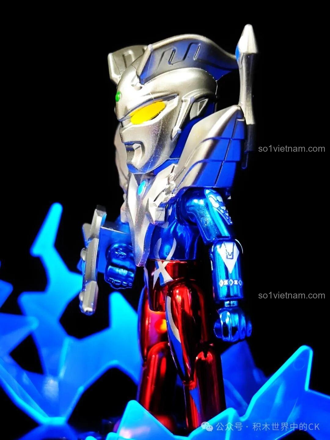 Toàn cảnh các mô hình Ultraman đã lắp ráp từ bộ Keeppley Ultraman 75110