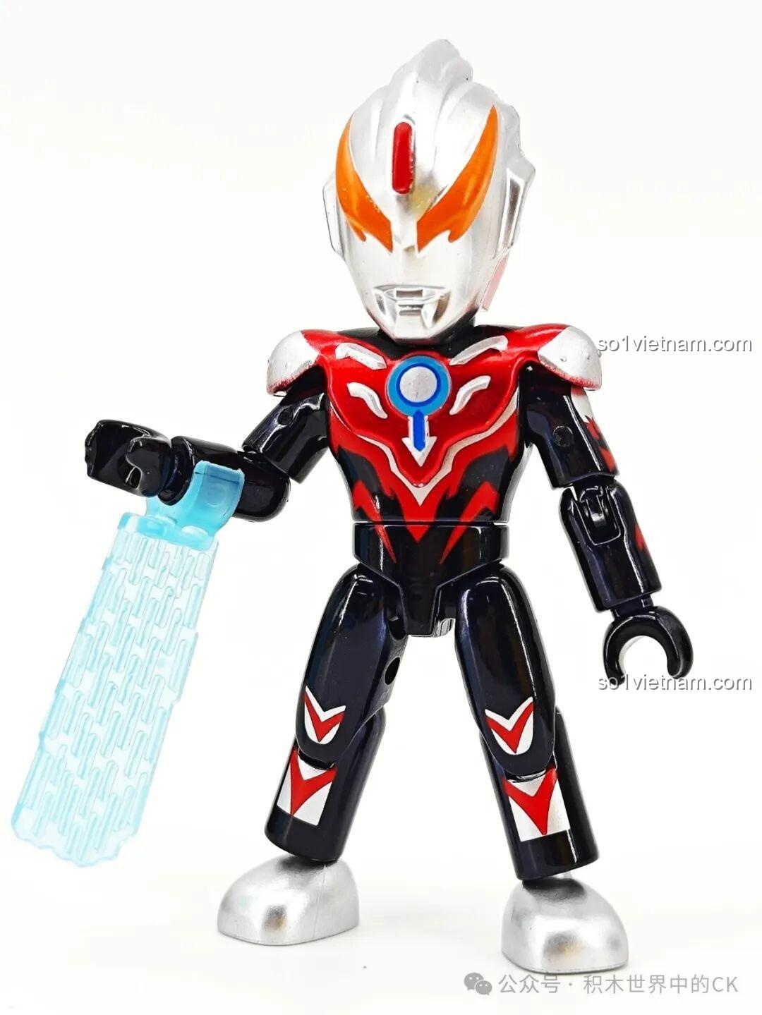 Cận cảnh các mô hình Ultraman đã lắp ráp từ bộ Keeppley Ultraman 75110