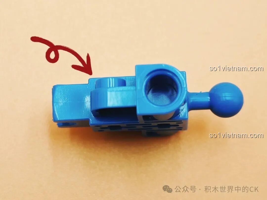 Chi tiết khớp nối của bộ đồ chơi lắp ráp Keeppley Ultraman Decker