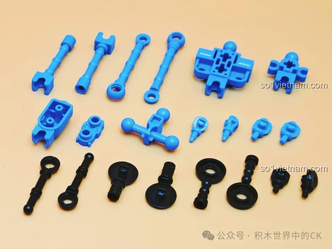 Chi tiết khung xương của bộ đồ chơi lắp ráp Keeppley Ultraman Decker