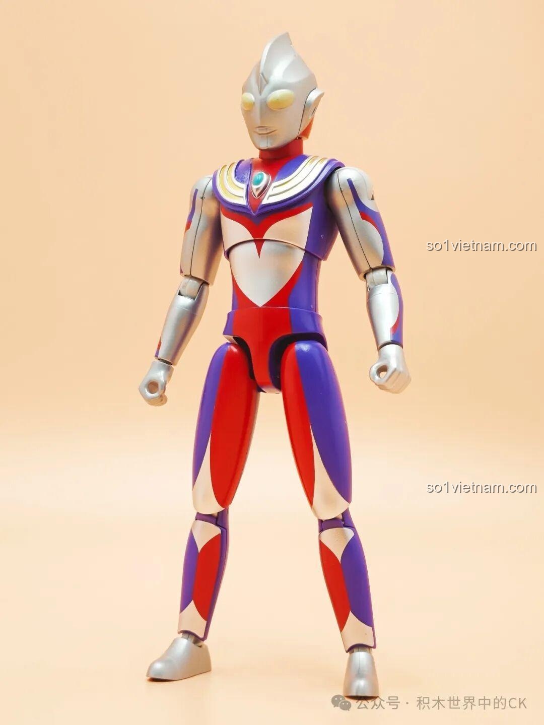 Chi tiết các túi mảnh ghép của bộ lắp ghép mô hình Ultraman Z Nguyên Thủy Keeppley K75064