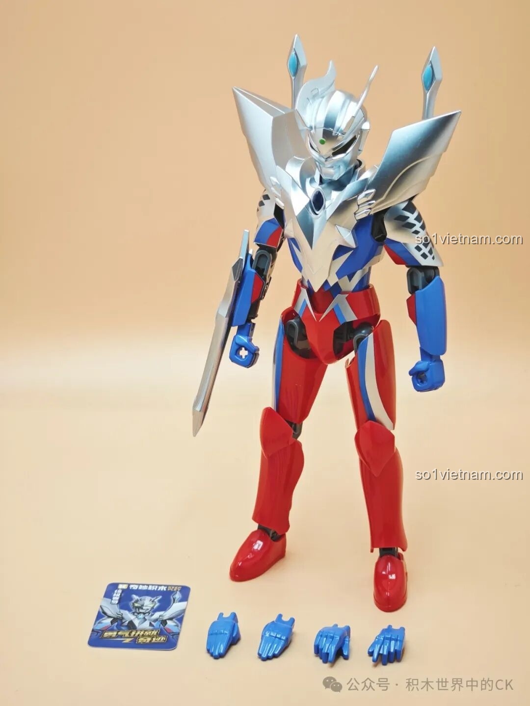 Các túi mảnh ghép của Ultraman Zero Ultimate Zero