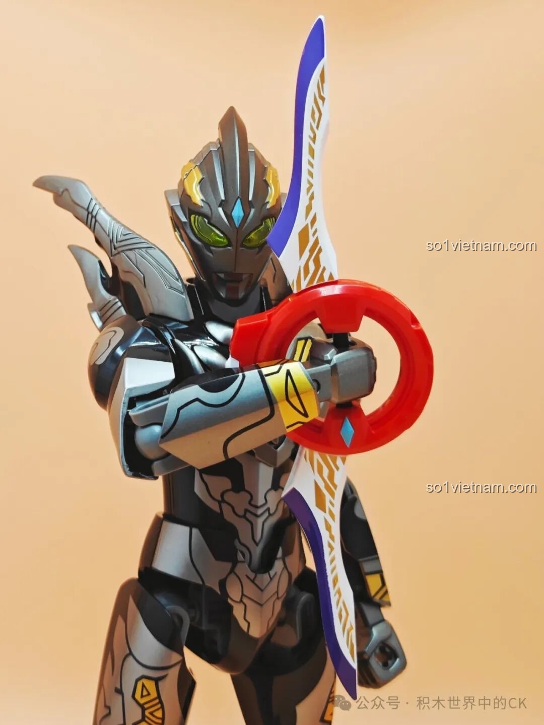 Sách hướng dẫn lắp ráp của bộ Zetton Ultraman Keeppley