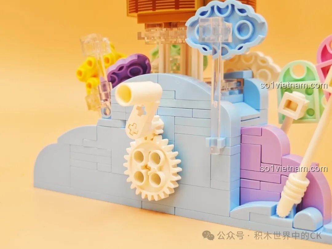 Cận cảnh Pikachu trong giỏ khinh khí cầu của bộ K20234 Keeppley