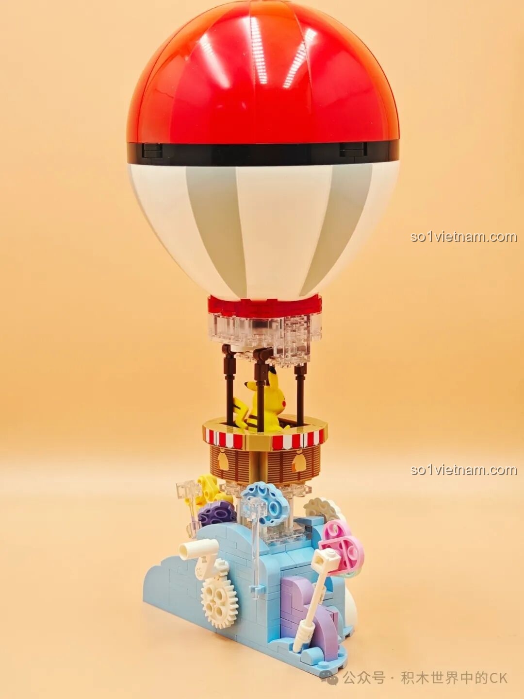 Bộ Khinh Khí Cầu Poké Ball K20234 Keeppley với ánh sáng lung linh