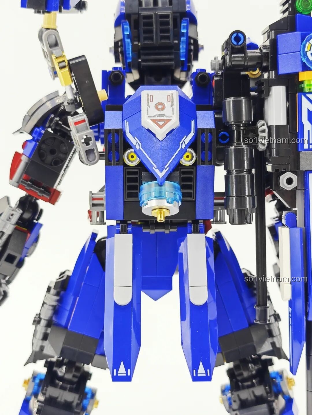Khớp nối súng bắn tỉa Keeppley 23102 Robot Xạ Thủ Thần Súng với thân robot.