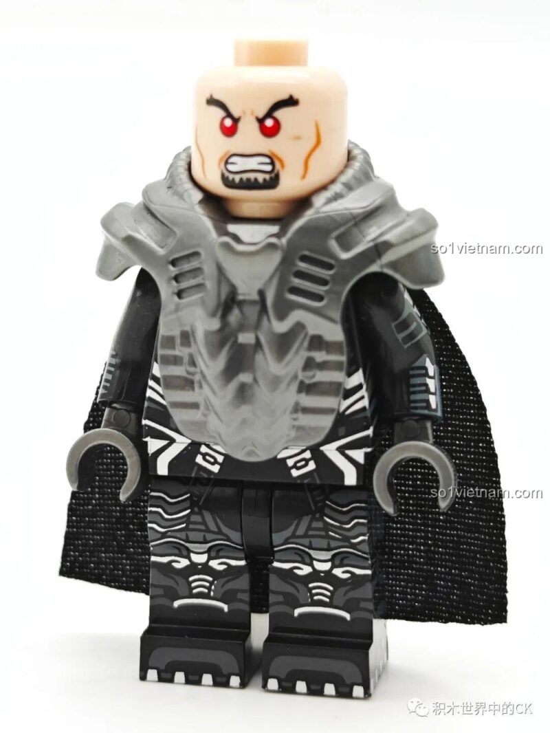 Minifigure DC KORUIT General Zod không mũ, Nhân vật DC KT 1071 cho bé trai 6 tuổi